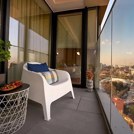 Apartament One Verdi Park Exclusive - Panoramic View & Private Parking
