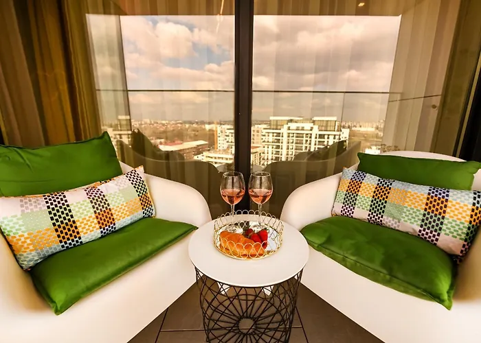 One Verdi Park Exclusive - Panoramic View & Private Parking Apartmán Bukurešť